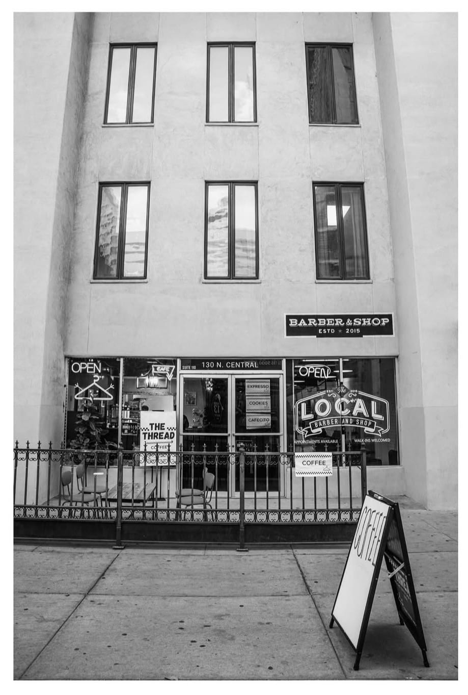 The Thread PHX storefront at 130 N Central Ave, Downtown Phoenix